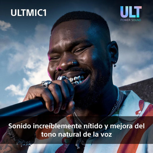 Set de 2 micrófonos inalámbricos negros y receptor Sony ULTMIC1 Negro