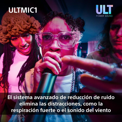Set de 2 micrófonos inalámbricos negros y receptor Sony ULTMIC1 Negro