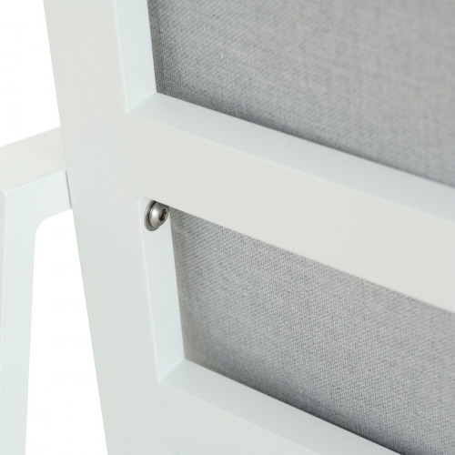 Set de 2 sillas de jardín NATERIAL Athena de aluminio blanco