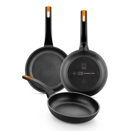 Set de 3 sartenes Efficient Pro Bra Negro
