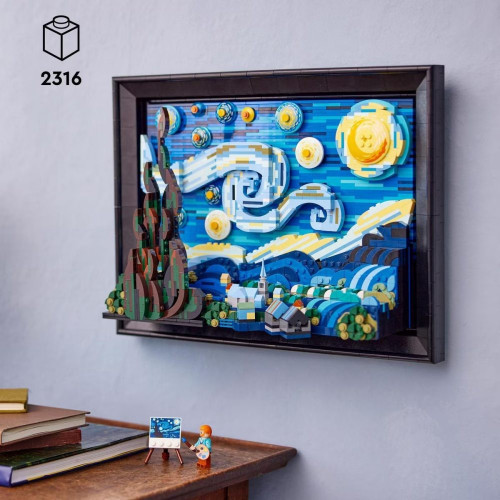 Set de Construcción Vincent van Gogh: La Noche Estrellada Edición Limitada MoMA y LEGO Ideas - 21333