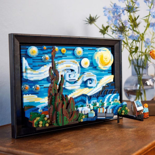 Set de Construcción Vincent van Gogh: La Noche Estrellada Edición Limitada MoMA y LEGO Ideas - 21333
