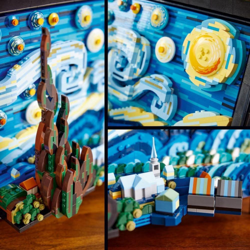 Set de Construcción Vincent van Gogh: La Noche Estrellada Edición Limitada MoMA y LEGO Ideas - 21333