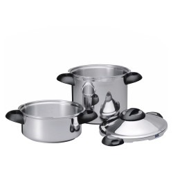 Set de olla express 8L + cuerpo de 4L Top Kuhn Rikon Acero