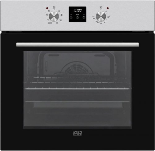 Set Horno + Vitrocerámica New Pol NVH3Z8P negro/inox