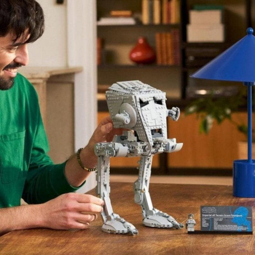 Set LEGO Star Wars Caminante AT-ST Ultimate Collector Series 1513 piezas Exposición Adultos