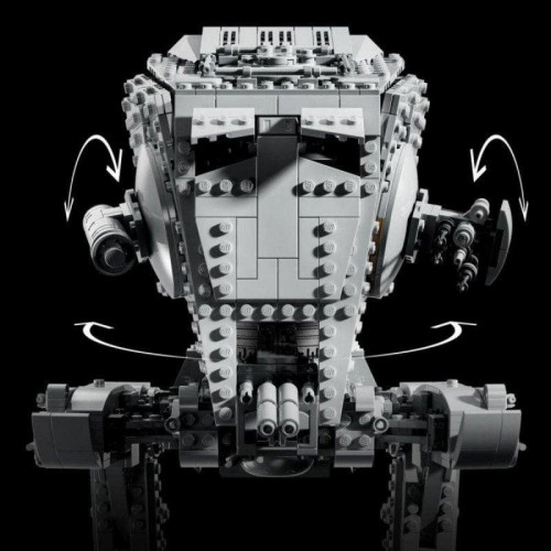 Set LEGO Star Wars Caminante AT-ST Ultimate Collector Series 1513 piezas Exposición Adultos