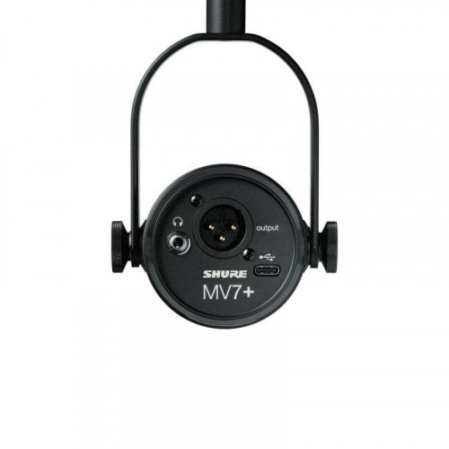 Shure MV7+ Micrófono Dinámico para Podcast USB/XLR Negro
