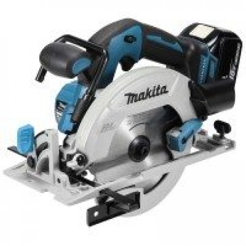 Sierra circular Makita DHS680RMJ 18V - Compacta, motor sin escobillas, profundidad corte 57 mm