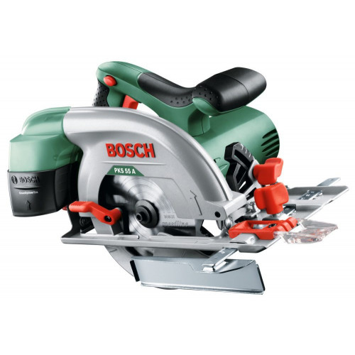 Sierra Circular Portátil Eléctrica a red 1200 W Ø 116 mm BOSCH PKS 55 A