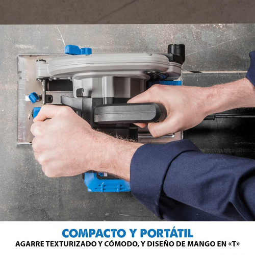 Sierra circular S185CCSL de 185mm para metales con hoja TCT