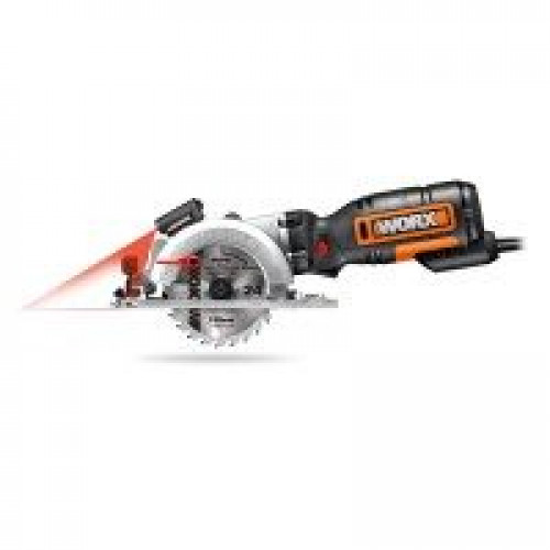 Sierra Circular WorxSaw XL | WX427 | Disco de 120mm | 46mm de profundidad de corte | Incluye 3 discos Worx en equipo básico | Po