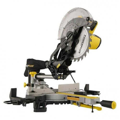 Sierra ingletadora telescópica POWX075730S