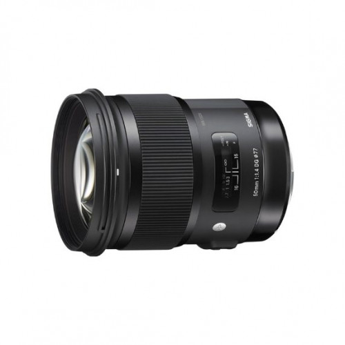 Sigma 50 mm, f/1.4 – Objetivo para Sony, montura de tipo A, (13/8, apertura f/1.4-16, 1x) negro – Solo abierto