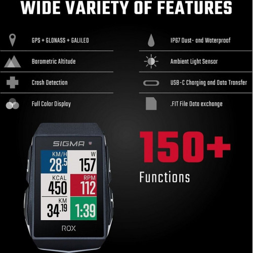 Sigma ROX 11.1 EVO GPS Sensor Set black