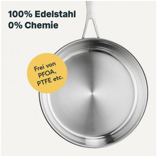 Silberthal Frying pan uncoated 20 / 24 / 28 cm set of 3