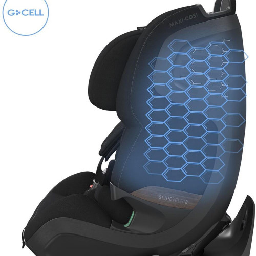 Silla de auto Maxi-Cosi PEARL XL SLIDE PRO, 61-150cm, 0meses-12años, <36Kg Negro