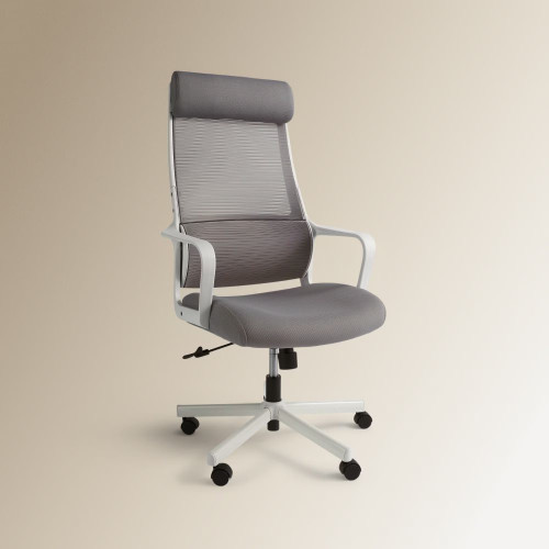 Silla de escritorio Bonn EuroVolter Blanco / Gris