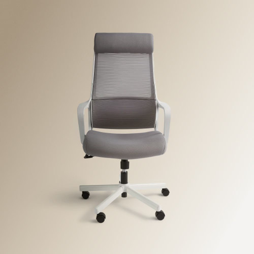 Silla de escritorio Bonn EuroVolter Blanco / Gris