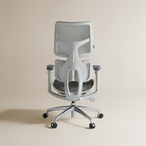 Silla de escritorio con refuerzo lumbar Boston EuroVolter Gris