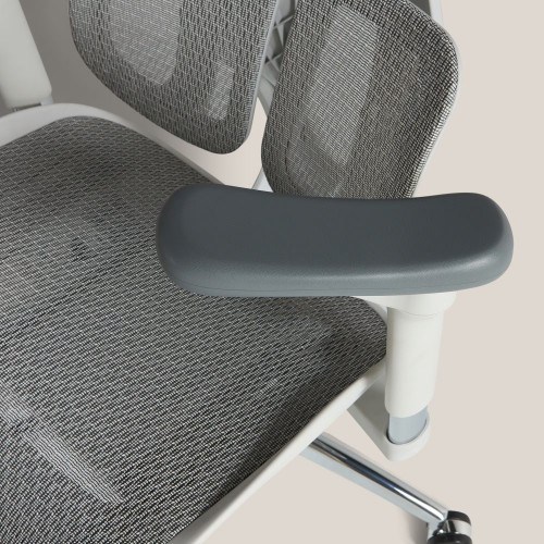 Silla de escritorio con refuerzo lumbar Boston EuroVolter Gris