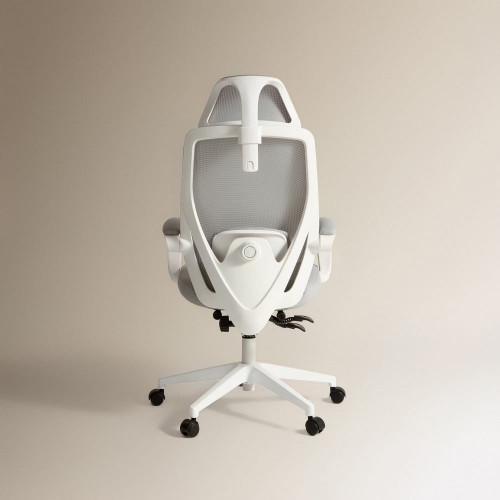 Silla de escritorio con reposapiés Flora EuroVolter Gris