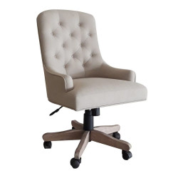 Silla de escritorio con ruedas Marcelle EuroVolter Beige