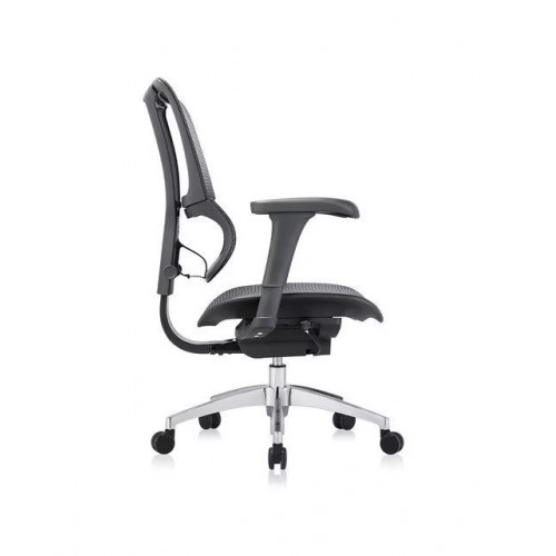 Silla de escritorio con ruedas y giratoria New Brain EuroVolter Negro