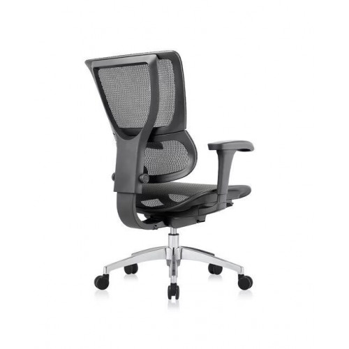 Silla de escritorio con ruedas y giratoria New Brain EuroVolter Negro