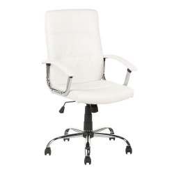 Silla de escritorio con ruedas y giratoria Tea EuroVolter Blanco