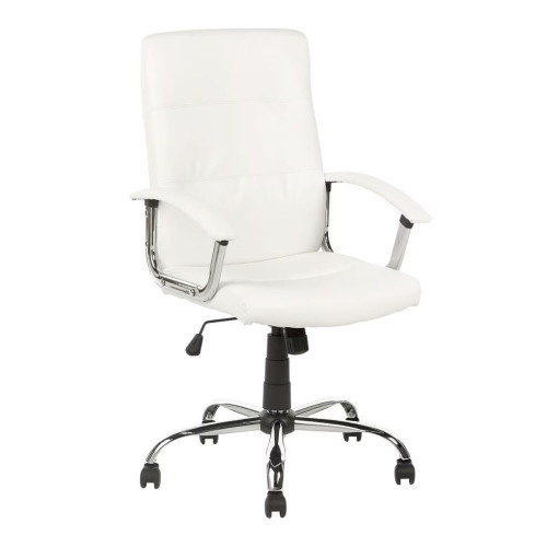 Silla de escritorio con ruedas y giratoria Tea EuroVolter Blanco