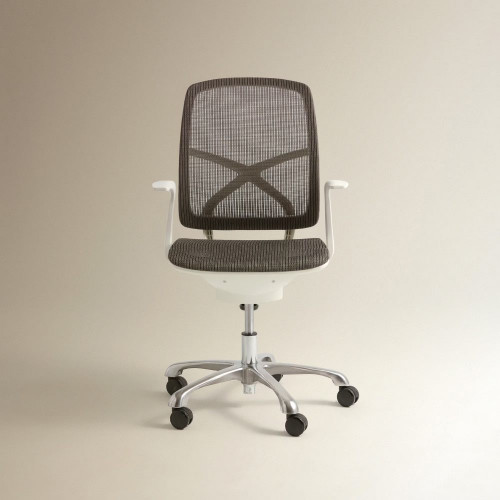 Silla de escritorio con ruedas y giratoria YS EuroVolter Gris