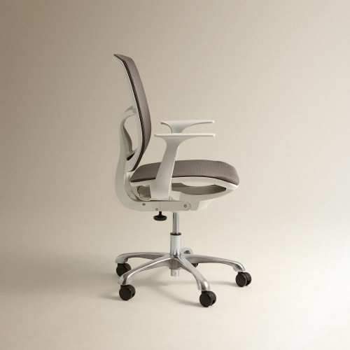 Silla de escritorio con ruedas y giratoria YS EuroVolter Gris