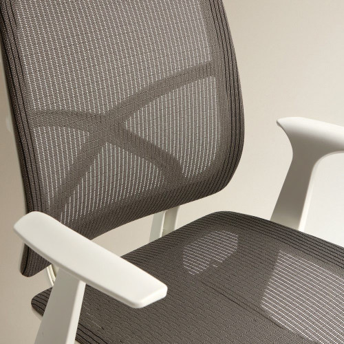 Silla de escritorio con ruedas y giratoria YS EuroVolter Gris