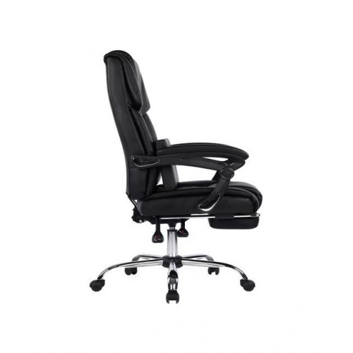 Silla de escritorio en símil piel Max EuroVolter Negro