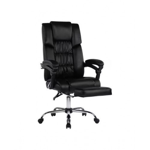Silla de escritorio en símil piel Max EuroVolter Negro