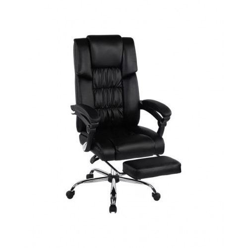 Silla de escritorio en símil piel Max EuroVolter Negro