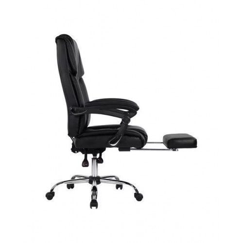 Silla de escritorio en símil piel Max EuroVolter Negro