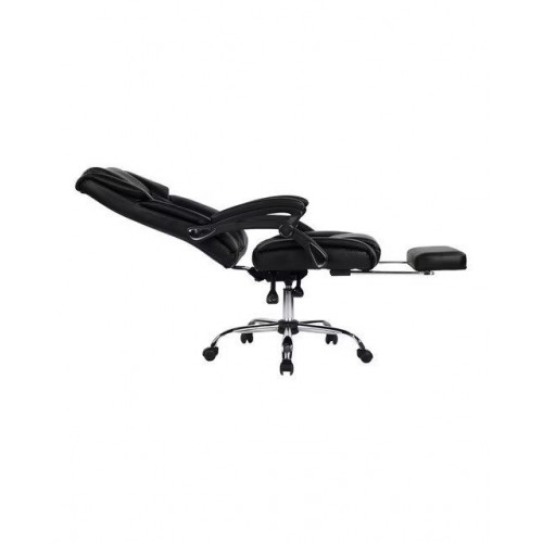 Silla de escritorio en símil piel Max EuroVolter Negro