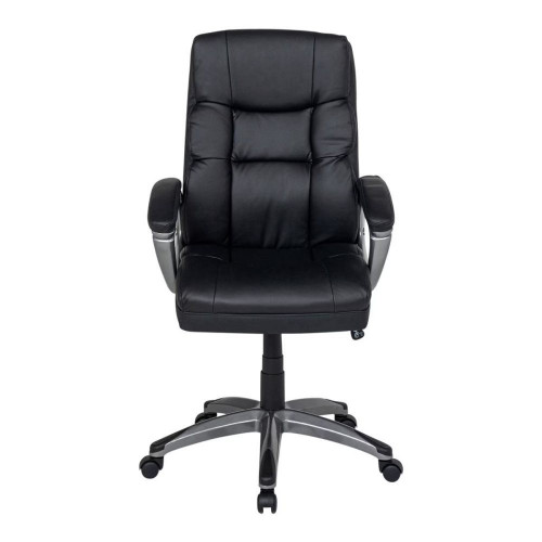 Silla de escritorio en símil piel Sandro Basics EuroVolter Negro