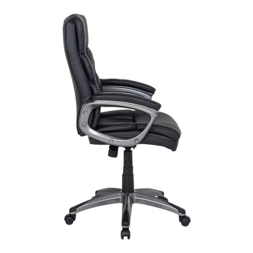 Silla de escritorio en símil piel Sandro Basics EuroVolter Negro