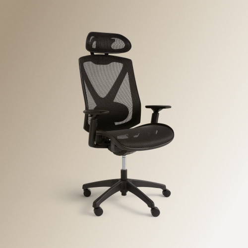Silla de escritorio Master EuroVolter Negro