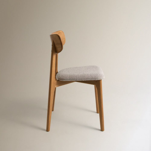 Silla de madera de roble Babylon Natural