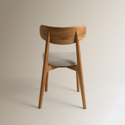 Silla de madera de roble Babylon Natural