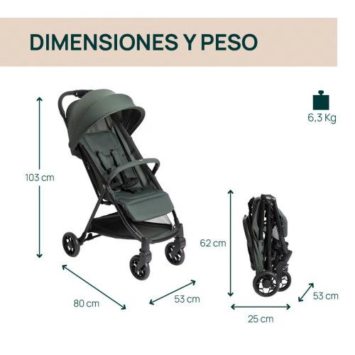 Silla de paseo Chicco Urbino Verde