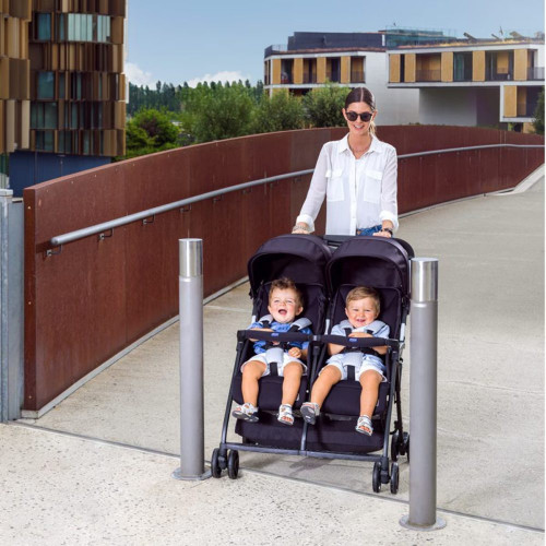 Silla de paseo Gemelar Chicco Ohlalà Twin Negro