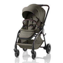 Silla de paseo reversible Britax Römer RIO Lux (nacimiento - 22 kg) Verde militar