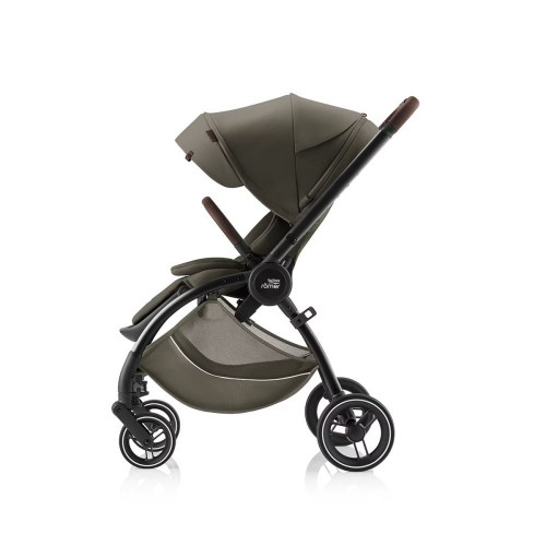 Silla de paseo reversible Britax Römer RIO Lux (nacimiento - 22 kg) Verde militar