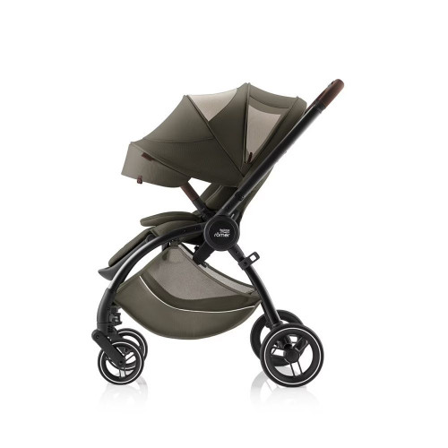 Silla de paseo reversible Britax Römer RIO Lux (nacimiento - 22 kg) Verde militar
