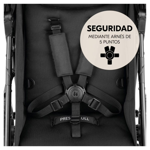 Silla de Paseo Todoterreno 3 Ruedas de Aire Hauck Rapid 3 Air Negro